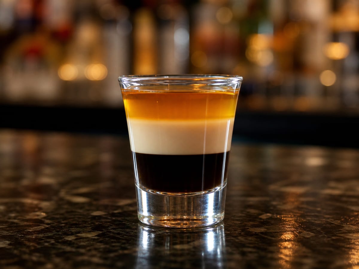 Shot B-52 con tres capas de licor